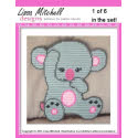 Pattern Leaflet, Baby Koala Bear, Erin - Wall Hanging by Plastic Canvas Creations