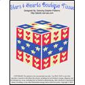 Pattern Leaflet, Stars & Hearts Boutique Tissue by Dancing Dolphin Patterns