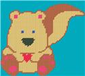 Pattern Leaflet, Baby Squirrel by Dancing Dolphin Patterns