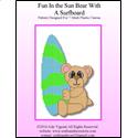 Pattern Leaflet, Fun In The Sun Teddy With A Surfboard by Crafts And More Store