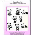 Pattern Leaflet, Panda Pals Set by Crafts And More Store