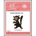 Pattern Leaflet, Spooky Cat Halloween Wall Hanging by KathyBarwickDesign