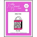 Pattern Leaflet, Zebra Tote by KathyBarwickDesign