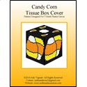 Pattern Leaflet, Candy Corn Tissue Box Cover by Crafts And More Store