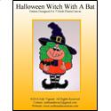Pattern Leaflet, Halloween Witch With A Bat by Crafts And More Store