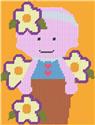 Pattern Leaflet, Flowerpot Babies 1 of 4 by Dancing Dolphin Patterns
