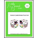 Pattern Leaflet, Snowman Cupcake Boutique Tissue Cover by KathyBarwickDesign