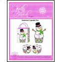 Pattern Leaflet, Snowman Cupcake Trio by KathyBarwickDesign