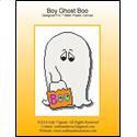 Pattern Leaflet, Boy Ghost Boo by Crafts And More Store
