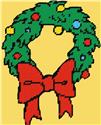 Pattern Leaflet, Christmas Wreath Wall Decor by Dancing Dolphin Patterns