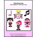 Pattern Leaflet, Girls Rock Set by Crafts And More Store