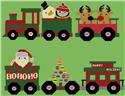 Pattern Leaflet, Christmas Train by Dancing Dolphin Patterns