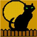 Pattern Leaflet, Full Moon Cat by Dancing Dolphin Patterns