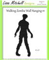 Pattern Leaflet, Walking Zombie Wall Hanging #1 by Plastic Canvas Creations