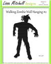Pattern Leaflet, Walking Zombie Wall Hanging #2 by Plastic Canvas Creations