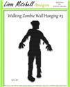Pattern Leaflet, Walking Zombie Wall Hanging #3 by Plastic Canvas Creations