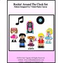Pattern Leaflet, Rockin' Around The Clock Set by Crafts And More Store