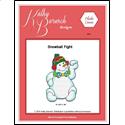 Pattern Leaflet, Snowball Fight Wall Hanging by KathyBarwickDesign
