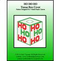Pattern Leaflet, Ho Ho Ho Tissue Box Cover by Crafts And More Store