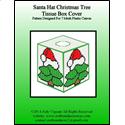 Pattern Leaflet, Santa Hat Christmas Tree Tissue Box Cover by Crafts And More Store