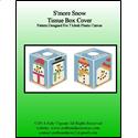 Pattern Leaflet, S'more Snow Tissue Box Cover by Crafts And More Store