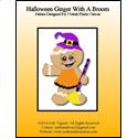 Pattern Leaflet, Halloween Ginger With A Broom by Crafts And More Store