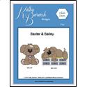 Pattern Leaflet, Baxter & Bailey by KathyBarwickDesign