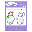 Pattern Leaflet, Cuddly Winter Snow Buddies Set Six by KathyBarwickDesign