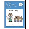 Pattern Leaflet, Dr. Mike & Bailey by KathyBarwickDesign