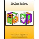 Pattern Leaflet, Boo Tissue Box Cover by Crafts And More Store