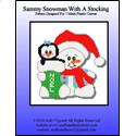 Sammy Snowman With A Stocking