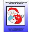 Sammy Snowman With An Ornament