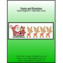 Pattern Leaflet, Santa Ad Reindeer by Crafts And More Store