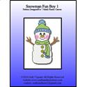 Pattern Leaflet, Snowman Fun Boy 1 by Crafts And More Store