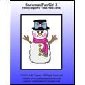 Pattern Leaflet, Snowman Fun Girl 2 by Crafts And More Store