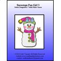 Pattern Leaflet, Snowman Fun Girl 3 by Crafts And More Store