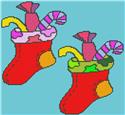 Pattern Leaflet, Camo Stocking Cut Outs by Dancing Dolphin Patterns