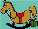 Pattern Leaflet, Holiday Rocking Horse by Dancing Dolphin Patterns