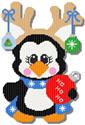 Holiday Penguin Reindeer