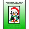 Pattern Leaflet, Holiday Penguin With A Stocking by Crafts And More Store