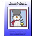 Pattern Leaflet, Snowman Fun Square 3 by Crafts And More Store