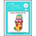 Pattern Leaflet, Snowman Christmas Stocking by KathyBarwickDesign