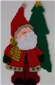 Pattern Leaflet, Woodsy Santa Wall Hanging by Plastic-Canvas-Kits.com