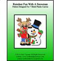 Reindeer Fun With A Snowman