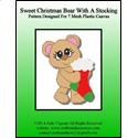 Pattern Leaflet, Sweet Christmas Bear With A Stocking by Crafts And More Store
