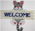Kitty Cat Welcome Sign