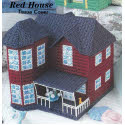 Pattern Leaflet, Red House Tissue Cover by ANNIE'S ATTIC