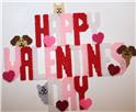 Happy Valentine's Day Wall Hanging