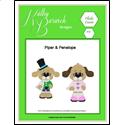 Pattern Leaflet, Penelope & Piper by KathyBarwickDesign