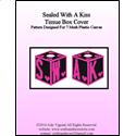 Pattern Leaflet, Sealed With A Kiss Tissue Box Cover by Crafts And More Store